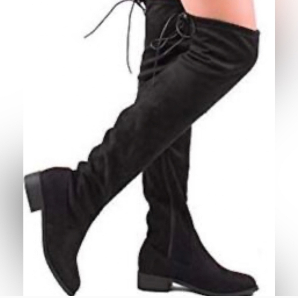 Women's Black Over-the-Knee Boots